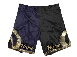 Personlig MMA shorts : Marin-svart
