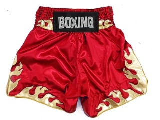 Designa egna Boxningsshorts Boxing Shorts : KNBSH-038-Red
