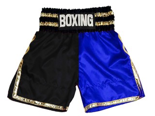 Personlig Boxningsshorts : KNBSH-039-Svart-Blå