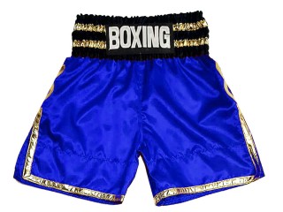 Designa egna Boxningsshorts Boxing Shorts : KNBSH-039-Blå