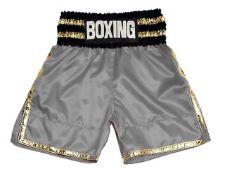 Personlig Boxningsshorts : KNBSH-039-Grå