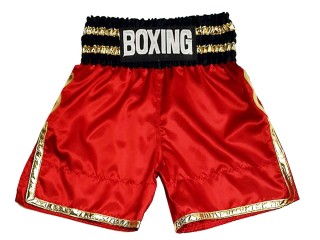 Designa egna Boxningsshorts Boxing Shorts : KNBSH-039-Röd