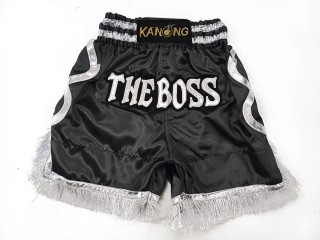 Personlig Boxningsshorts : KNBXCUST-2048-Svart