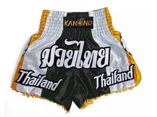 Personlig Thaiboxnings Shorts: KNSCUST-1252-Svart