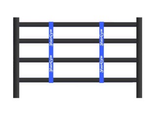 Skräddarsy Rope dividers för Boxningsring : Blå