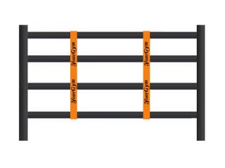 Skräddarsy Rope dividers för Boxningsring : Orange
