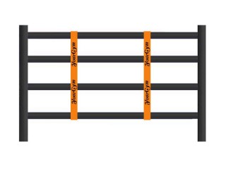 Personlig Rope dividers för Boxningsring : Orange