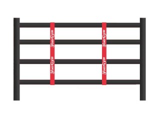 Personlig Rope dividers för Boxningsring : Svart