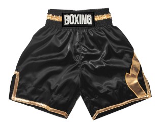 Designa egna Boxningsshorts Boxing Shorts : KNBSH-036-Svart-Guld