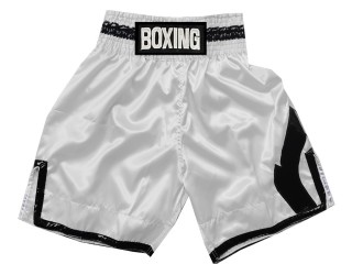 Designa egna Boxningsshorts Boxing Shorts : KNBSH-036-Vit