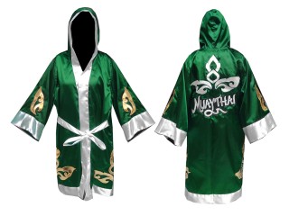 Kanong Muay Thai Morgonrock Robe : KNFIR-143-Grön