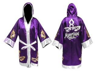 Kanong Muay Thai Morgonrock Robe : KNFIR-143-Lila