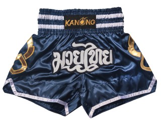 KANONG Muay Thai Shorts Sverige : KNS-143-Marin