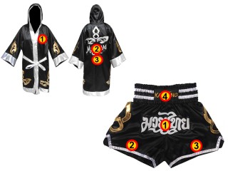 Personlig Muay Thai Boxningsrock + Muay Thai shorts