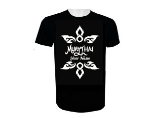 Lägg till namn Muay Thai Kick Boxing T-shirt : KNTSHCUST-021