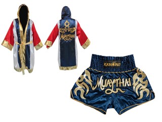 Personlig Muay Thai Boxningsrock + Muay Thai shorts: Set-134-Marin