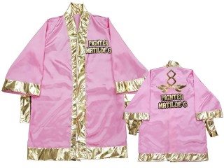 Kanong Muay Thai Fight Robe : KNFIRCUST-001-Rosa