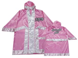 Kanong Muay Thai Fight Robe : KNFIRCUST-002-Rosa