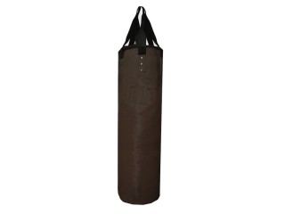 Kanong Skräddarsydd Mikrofiberläder Boxningssäck (ofylld) : Mörkbrun 150 cm.
