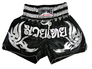 Lumpinee Muay Thai Shorts Barn : LUM-050-Svart-Silver