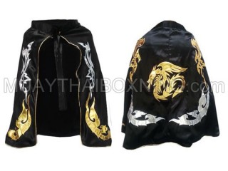 Kanong Muay Thai Batman Morgonrock Robe : Svart Drake