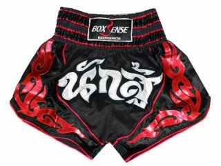 Boxsense Muay Thai Shorts : BXS-063-Svart