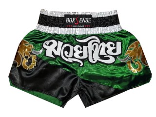 Boxsense Muay Thai Shorts : BXS-091-Grön