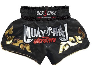 Boxsense Muay Thai Shorts : BXS-092-Svart