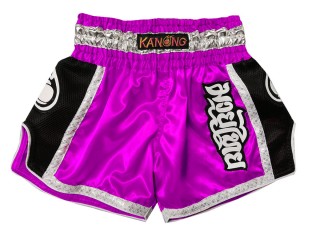 Retro Kanong Muay Thai Shorts Sverige : KNSRTO-208-Purple