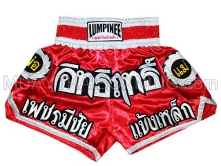 Lumpinee Muay Thai Shorts Barn : LUM-016 Röd-K