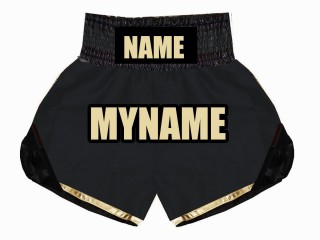 Designa egna Boxningsshorts Boxing Shorts : KNBSH-022-Svart