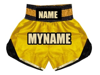Designa egna Boxningsshorts Boxing Shorts : KNBSH-022-Guld