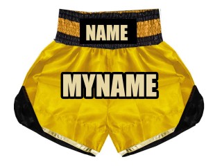 Personlig Boxningsshorts : KNBSH-022-Guld
