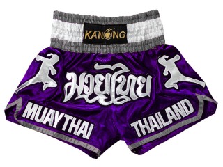 KANONG Muay Thai Shorts Sverige : KNS-133-Violett
