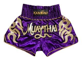 KANONG Muay Thai Shorts Sverige : KNS-134-Lila