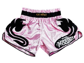 Retro Kanong Muay Thai Shorts : KNSRTO-209-Rosa