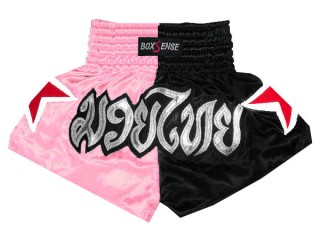 Boxningsshorts för barn Boxsense : BXSKID-005-Rosa