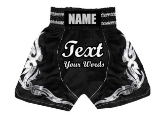 Designa egna Boxningsshorts Boxing Shorts : KNBSH-024-Svart