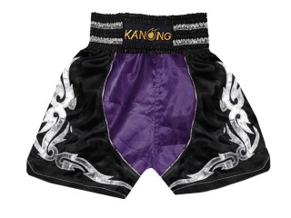 Kanong Boxningsshorts : KNBSH-202-Lila-Svart