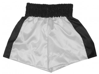 Kanong Old-School Boxningsshorts : KNBSH-301-Classic-Vit