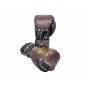 Kanong äkta läder boxning handskar : Brun/Svart