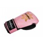 Kanong äkta läder boxning handskar : Rosa/Svart