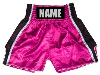 Skräddarsydda boxningsshorts  : KNBSH-027-Rosa