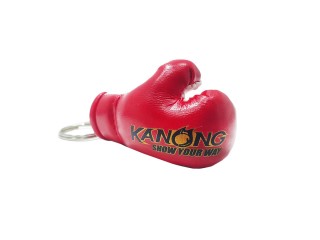 Kanong Muay Thai Nyckelring Boxhandskar : Röd