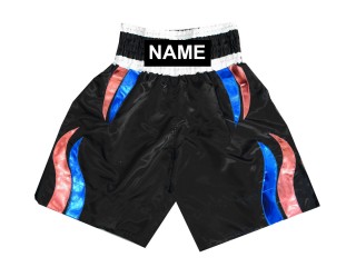 Personlig Boxningsshorts : KNBSH-028-Svart