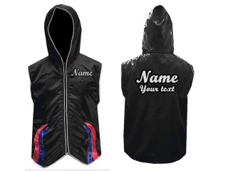 Kanong Muay Thai Gjorts / Hoodies : Svart med ränder