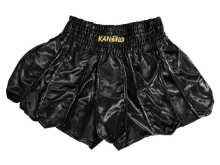 Kanong Gladiator Muay Thai Shorts Sverige : KNS-139-Svart