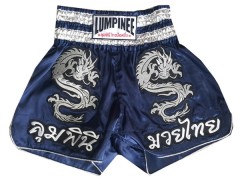 Lumpinee Muay Thai Shorts : LUM-038-marinblå