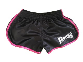 Kanong Muay Thai Shorts Damen Sverige för Kvinnor : KNSWO-402-Svart