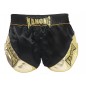 Kanong Retro Muay Thai Shorts Dam : KNSRTO-201-svart-guld